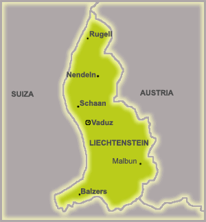 Mapa de liechtenstein