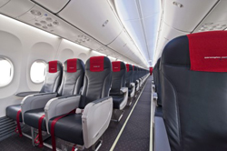Interior de avion Norwegian