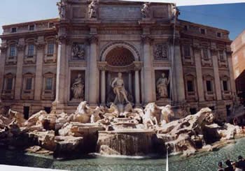 Fontana di Trevi en Roma